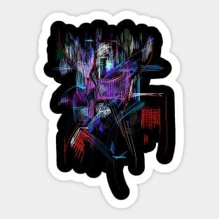 Patch Abstract Color Sticker